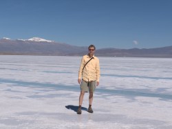 Me on the salt flats