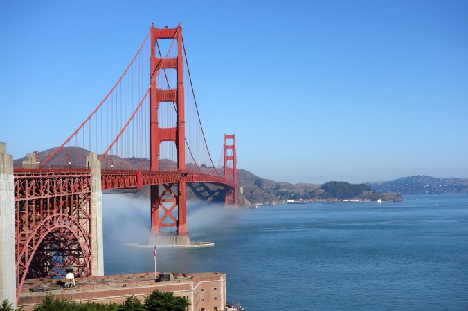 Golden Gate from San Francisco Side of the Bridge